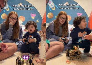 Correu para a babá? Eliezer rebate críticas sobre Viih Tube após vídeo do filho, Ravi